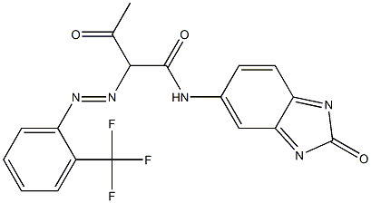 5-[2-(2-Trifluoromethylphenylazo)acetoacetylamino]-2H-benzimidazol-2-one