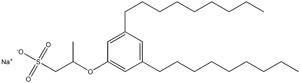 2-(3,5-Dinonylphenoxy)propane-1-sulfonic acid sodium salt