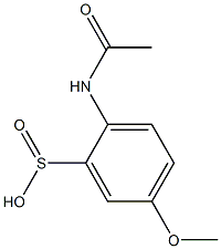 2-(Acetylamino)-5-methoxybenzenesulfinic acid