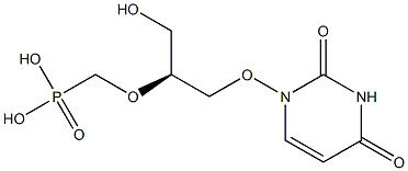1-[(S)-3-Hydroxy-2-(phosphonomethoxy)propoxy]uracil