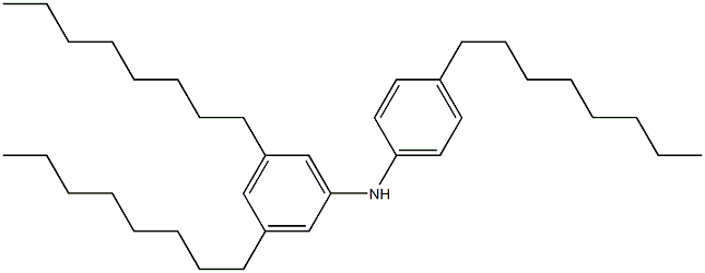 4,3',5'-トリオクチル[イミノビスベンゼン] 化学構造式