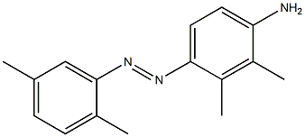 4-(2,5-キシリルアゾ)-2,3-ジメチルベンゼンアミン 化学構造式