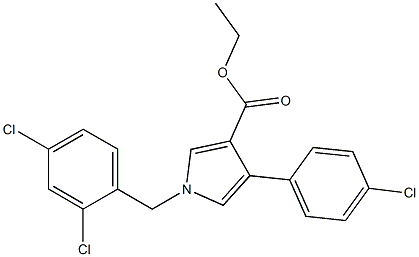 1-(2,4-Dichlorobenzyl)-4-(4-chlorophenyl)-1H-pyrrole-3-carboxylic acid ethyl ester
