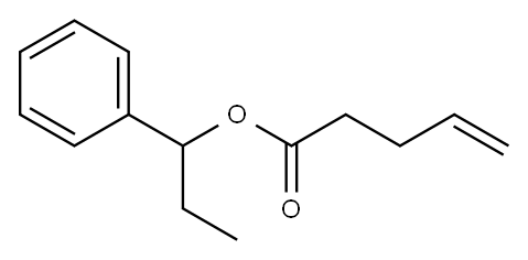 4-Pentenoic acid 1-phenylpropyl ester