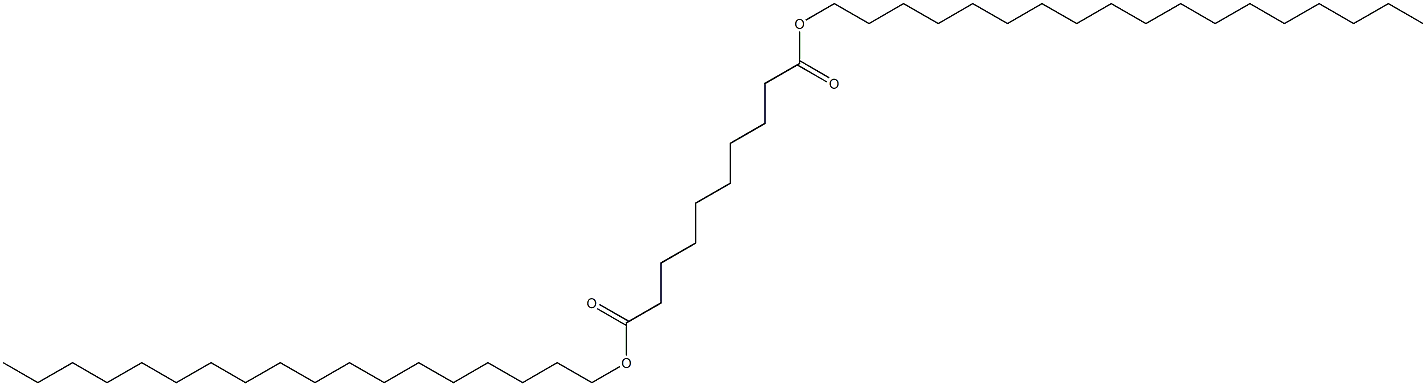 セバシン酸ジオクタデシル 化学構造式