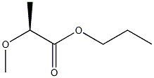 [S,(-)]-2-Methoxypropionic acid propyl ester Structure