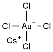Cesium tetrachloroaurate(III)