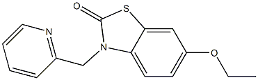 3-(2-Pyridinylmethyl)-6-ethoxybenzothiazol-2(3H)-one
