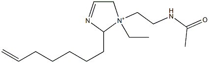 1-[2-(Acetylamino)ethyl]-1-ethyl-2-(6-heptenyl)-3-imidazoline-1-ium