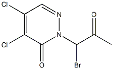 4,5-Dichloro-2-(1-bromo-2-oxopropyl)pyridazin-3(2H)-one