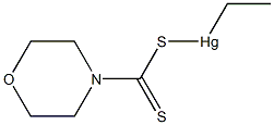 Morpholinocarbonothioylthio(ethyl)mercury(II)