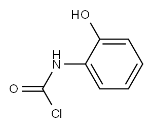 o-ヒドロキシフェニルカルバミド酸クロリド 化学構造式