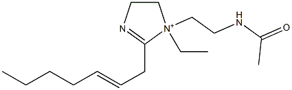 1-[2-(Acetylamino)ethyl]-1-ethyl-2-(2-heptenyl)-2-imidazoline-1-ium