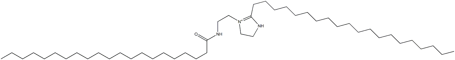 1-[2-(ヘニコサノイルアミノ)エチル]-2-イコシル-1-イミダゾリン-1-イウム 化学構造式
