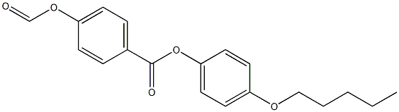 p-Formyloxybenzoic acid p-(pentyloxy)phenyl ester