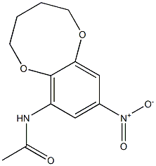 7-(Acetylamino)-9-nitro-2,3,4,5-tetrahydro-1,6-benzodioxocin