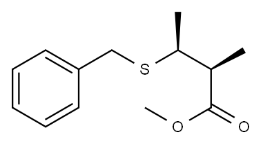 (2S,3S)-3-Benzylthio-2-methylbutanoic acid methyl ester