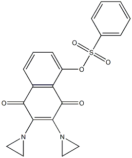 2,3-Bis(1-aziridinyl)-5-(phenylsulfonyloxy)-1,4-naphthoquinone
