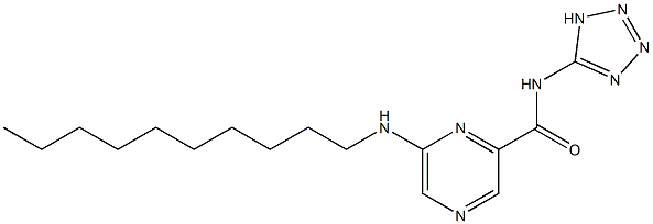 6-Decylamino-N-(1H-tetrazol-5-yl)pyrazine-2-carboxamide