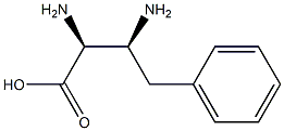 (2S,3S)-2,3-Diamino-4-phenylbutanoic acid Structure