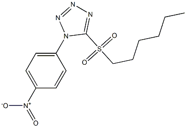 Hexyl 1-(4-nitrophenyl)-1H-tetrazol-5-yl sulfone