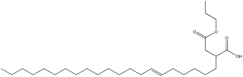 2-(6-ヘニコセニル)こはく酸1-水素4-プロピル 化学構造式