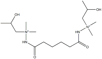 2,2'-(1,6-Dioxohexane-1,6-diyl)bis[1-(2-hydroxypropyl)-1,1-dimethylhydrazinium]