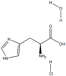 L-盐酸组氨酸-水合物 结构式