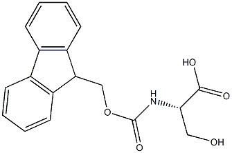 N-fluorenylmethoxycarbonyl-L-serine Structure