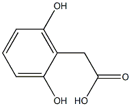 2,6-dihydroxyphenylacetic acid Structure
