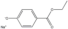 Ethyl 4-hydroxybenzoate,sodium salt Structure