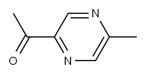 2-乙酰基-5-二甲基吡嗪 结构式