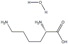 DL-赖氨酸一水, , 结构式