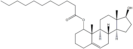 1-雄烯二醇十一烷酸酯, , 结构式