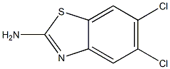 2-氨基-5,6-二氯苯骈噻唑, , 结构式