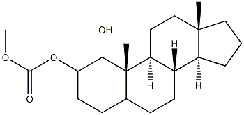 1-androstene glycol methyl carbonate Structure