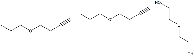 单丙氧基丁炔二醇醚, , 结构式
