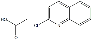 氯喹啉乙酸酯 结构式