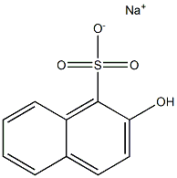2 naphthol-1-sulfonate sodium salt Structure