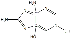 1,5-二羟基-4,8-二氨基蒽醌, , 结构式