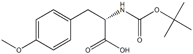BOC-D-4-甲氧基苯丙氨酸 结构式