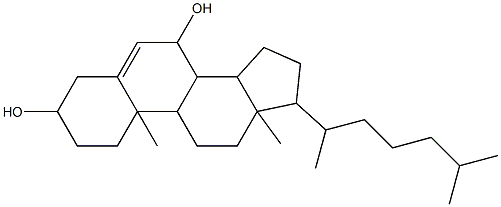 10,13-dimethyl-17-(6-methylheptan-2-yl)-2,3,4,7,8,9,11,12,14,15,16,17-dodecahydro-1H-cyclopenta[a]phenanthrene-3,7-diol|