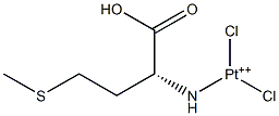 dichloro(d-methionine-n,s)platinum(II)