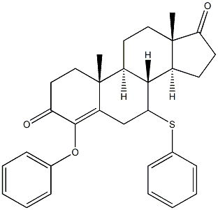 4-phenoxy-7-phenylthio-4-androstene-3,17-dione