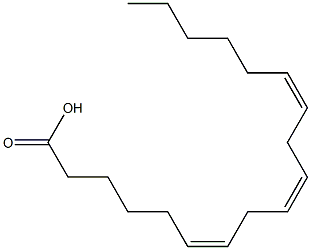 6,9,12-OCTADECATRIENOICACID,(Z,Z,Z)- 结构式