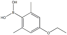 2.6-二甲基-4-乙氧基苯硼酸 结构式