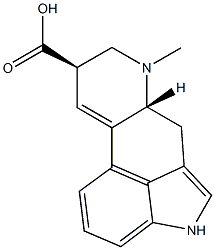D-LYSERGIC ACID Struktur