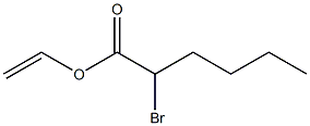 2-溴己酸乙烯酯, , 结构式