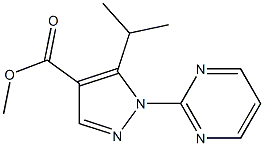 5-Isopropyl-1-pyrimidin-2-yl-1H-pyrazole-4-carboxylic	acid	methyl	ester