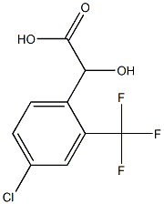 4-CHLORO-2-(TRIFLUOROMETHYL)MANDELIC ACID Structure
